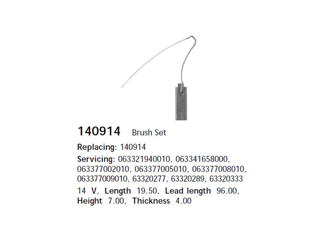 Compre 140914 Cargo Escova do gerador