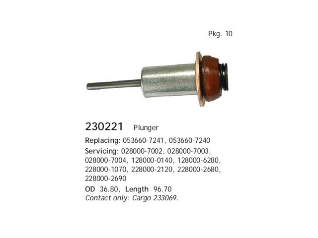 Kit de reparação do relê de tração do motor de arranco Cargo 230221
