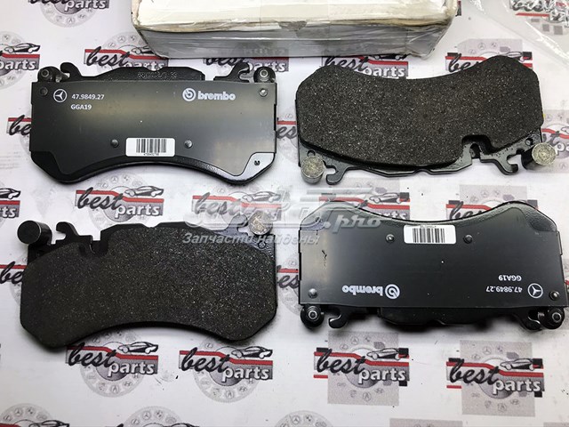 Sapatas do freio dianteiras de disco Mercedes A008420412028 preço, a partir de 115,16 USD