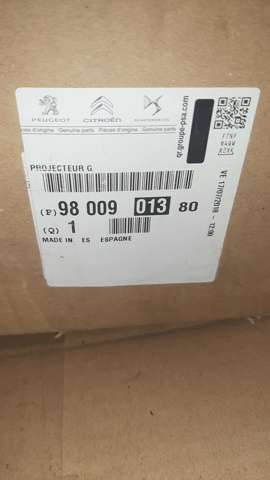 Luz esquerda 9800901380 Peugeot/Citroen