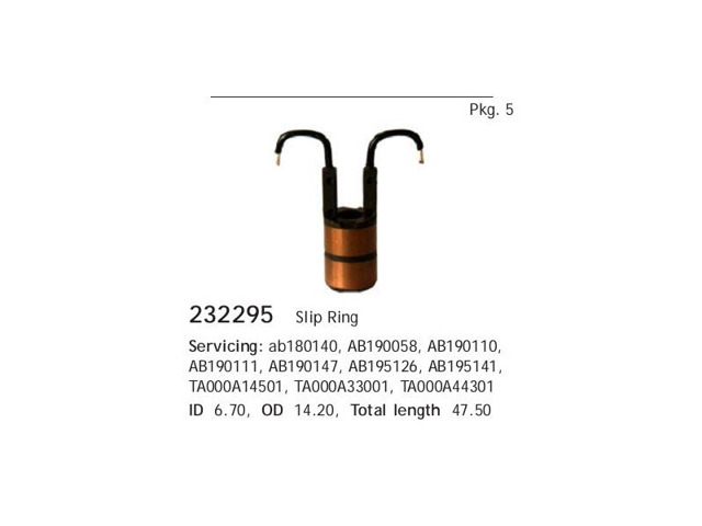 Compre 232295 Cargo Tubo coletor de rotor do gerador