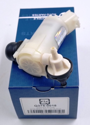 Bomba de motor de fluido para lavador de vidro dianteiro/traseiro Q-fix Q3750018