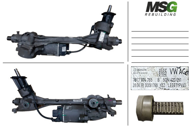 Cremalheira da direção MSG Rebuilding VW426NL00R preço, a partir de 990,91 USD