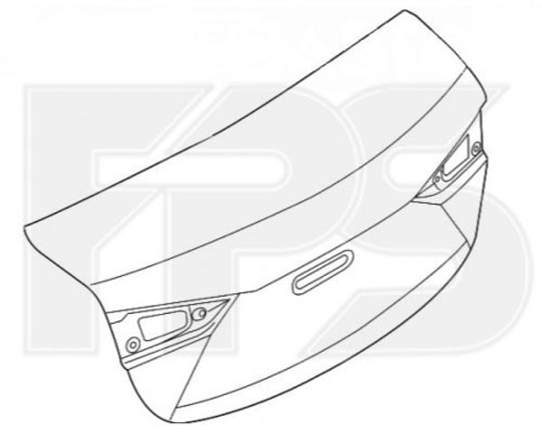 Tampa de porta-malas FPS FP4424531 preço, a partir de 394,38 USD