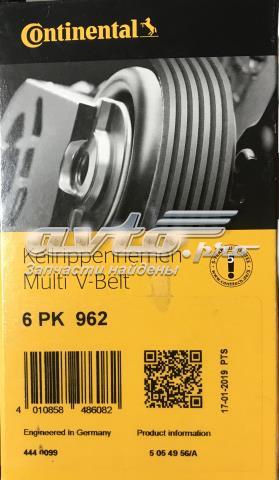 Correia dos conjuntos de transmissão Continental/Siemens 6PK962 preço, a partir de 7,04 USD