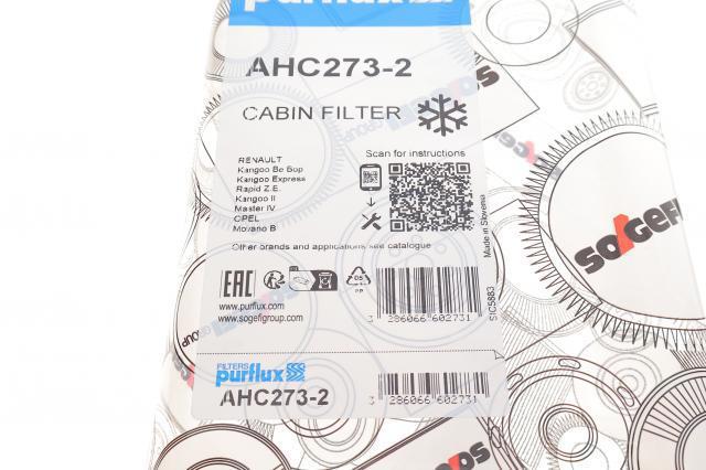 Filtro de salão AHC2732 Purflux