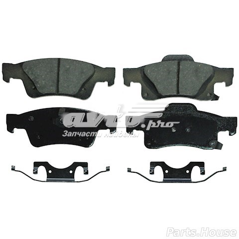 Compre ZD1498 Wagner Sapatas do freio traseiras de disco