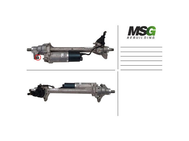 Cremalheira da direção MSG Rebuilding BW422NLA0R preço, a partir de 1517,41 USD