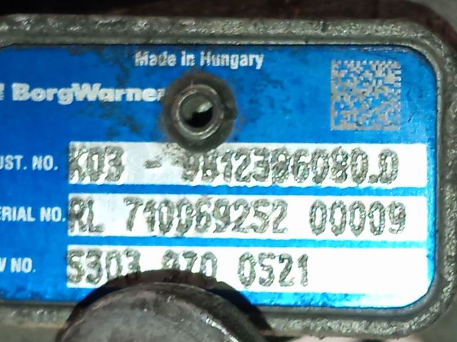 Turbina Peugeot/Citroen 9812386080 preço, a partir de 634,45 USD
