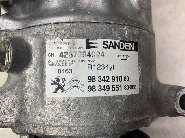 Compre 9834291080 Peugeot/Citroen Compressor de aparelho de ar condicionado
