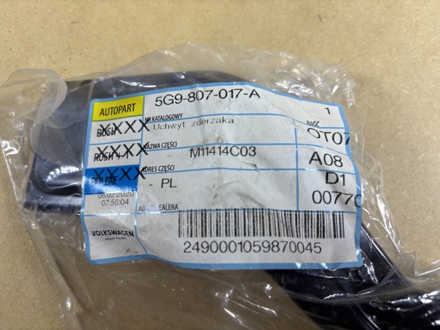 Consola esquerda do pára-choque traseiro VAG 5G9807017A preço, a partir de 33,20 USD