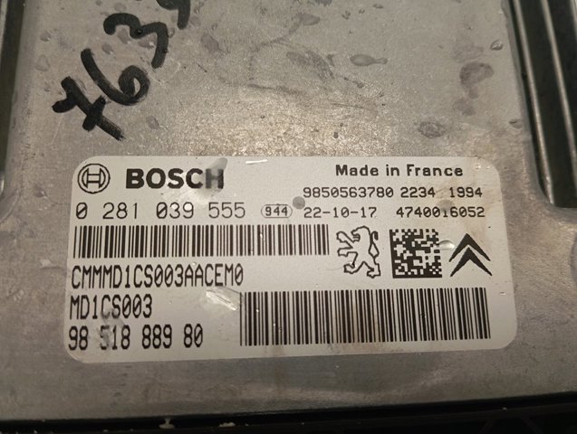 9851888980 Peugeot/Citroen 