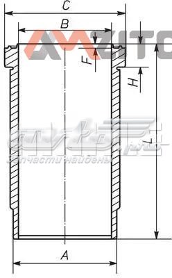 Compre 227WN6701 Mahle Original Camisa do pistão