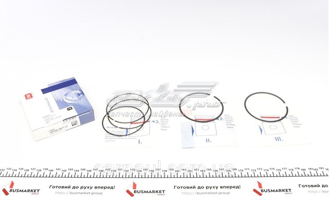 Kit de anéis de pistão de motor, 2ª reparação ( + 0,50) NE/NPR 120021007121 preço, a partir de 51,76 USD