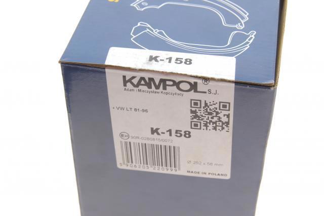 Compre K158 Kampol Sapatas do freio traseiras de tambor