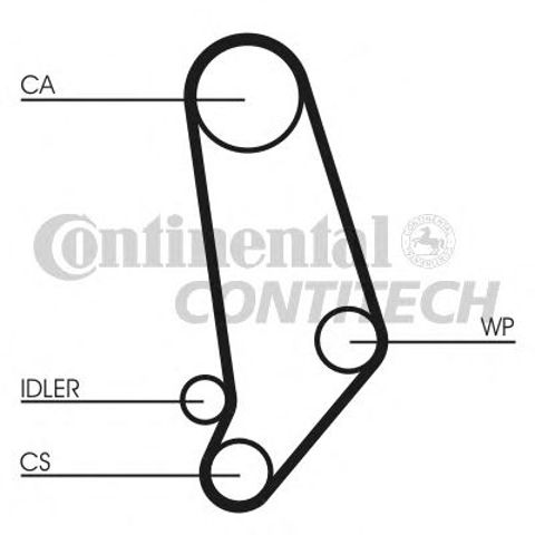 Correia do mecanismo de distribuição de gás, kit Continental/Siemens CT539K1 preço, a partir de 47,42 USD