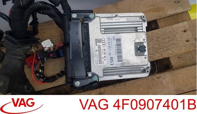 Módulo de direção (Centralina eletrônica) de motor 4F0907401B VAG