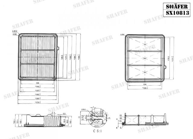 Compre SX10813 Shafer Filtro de ar