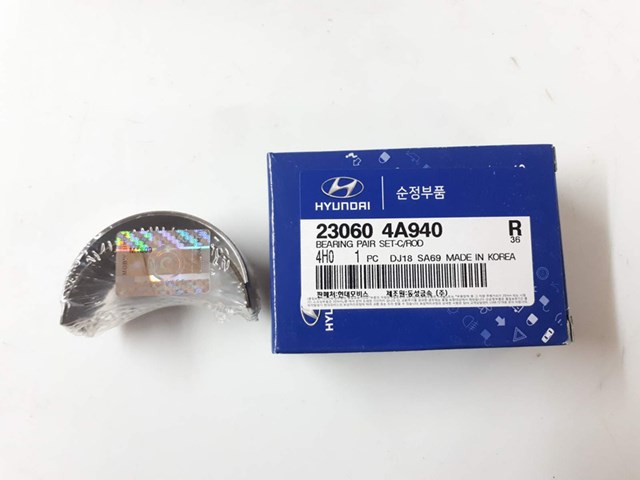 230604A940 Hyundai/Kia Folhas inseridas de cambota de biela, kit, 3ª reparação ( + 0,75)