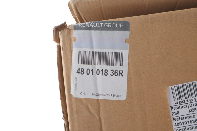 480101836R Renault (RVI) Cremalheira da direção