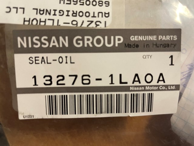 132761LA0A Nissan/Infiniti Vedante anular da cavidade de vela