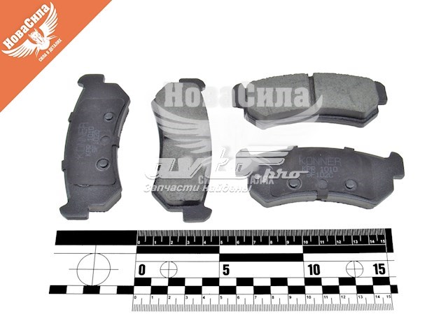 Sapatas do freio traseiras de disco Konner KPR1010 preço, a partir de 21,87 USD