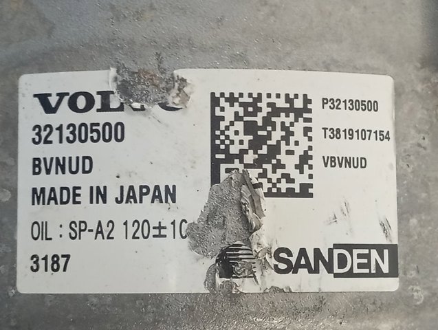 36013037 Volvo Compressor de aparelho de ar condicionado