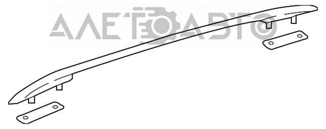 Porta-bagagem do teto esquerdo VAG 5NL860043AUBN preço, a partir de 276,68 USD
