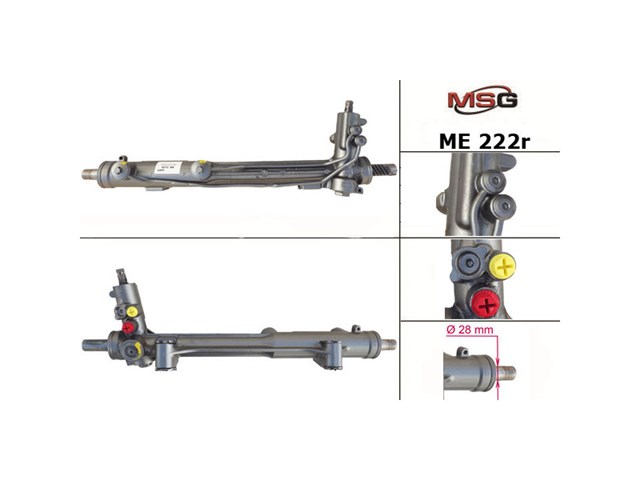 Compre ME222R MSG Rebuilding Cremalheira da direção