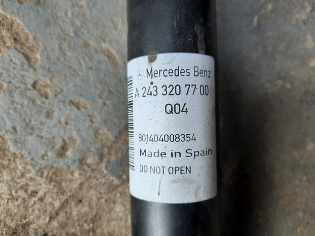 Amortecedor traseiro A2433207700 Mercedes