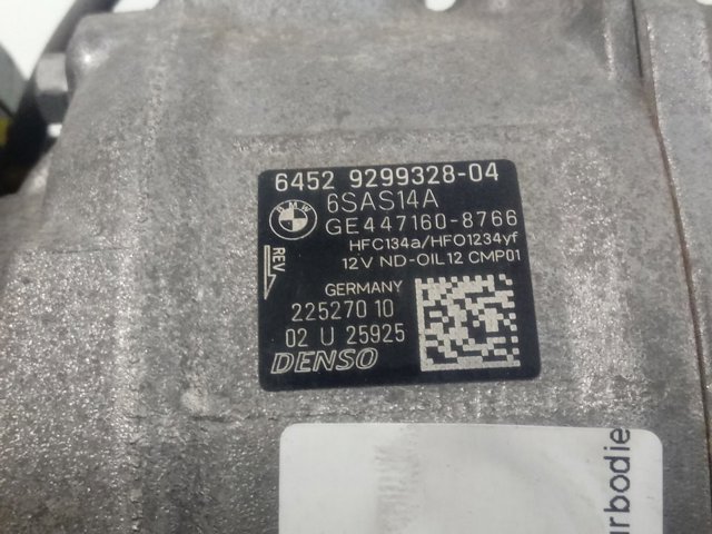 Compre 6452929932804 BMW Compressor de aparelho de ar condicionado