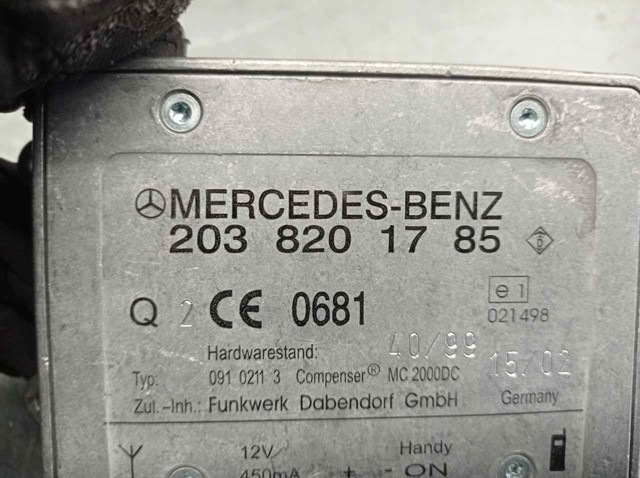 2038201785 Mercedes Reforçador do sinal de antena