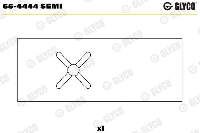 554444SEMI Glyco Bucha de biela