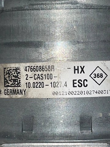 476608658R Renault (RVI) Unidade hidráulico de controlo ABS