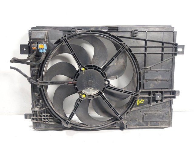 9806313580 Peugeot/Citroen Difusor do radiador de esfriamento, montado com motor e roda de aletas