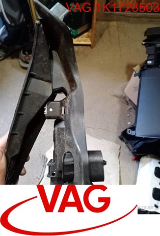 Placas sobrepostas dos pedais, kit 1K1723503 VAG