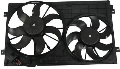 Ventilador elétrico de esfriamento montado (motor + roda de aletas) esquerdo Borsehung B11498 preço, a partir de 101,59 USD