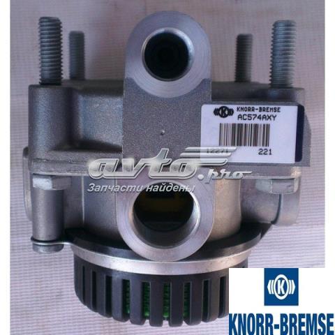 Válvula de aceleração do sistema pneumático AC574AXY Knorr-bremse
