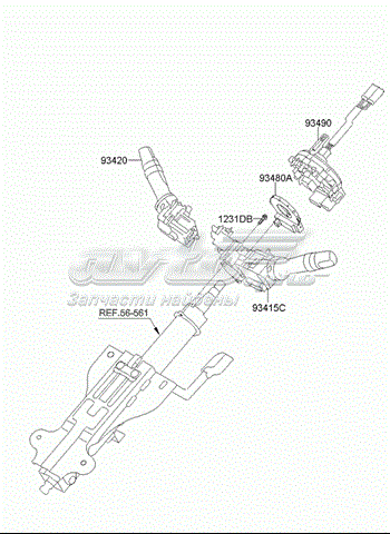 Anel AIRBAG de contato, cabo plano do volante Hyundai/Kia 934902P710 preço, a partir de 66,39 USD