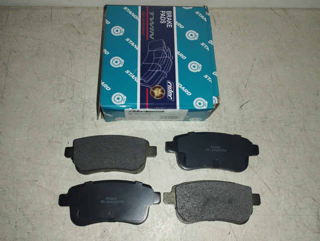 RD24820STD Rider Sapatas do freio traseiras de disco
