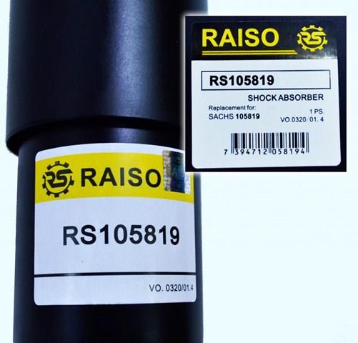 Amortecedor dianteiro RS105819 Raiso