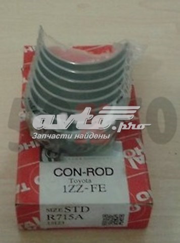 R715ASTD Taiho Folhas inseridas de cambota de biela, kit, padrão (STD)