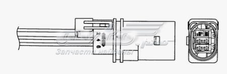 UAA0004VW002 NGK Sonda lambda, sensor de oxigênio depois de catalisador