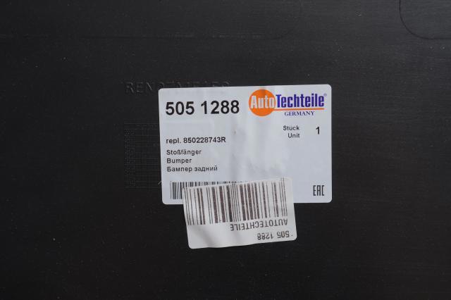 5051288 Autotechteile Pára-choque traseiro