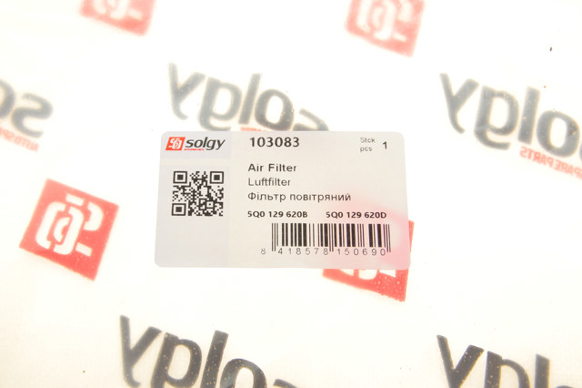 103083 Solgy Filtro de ar