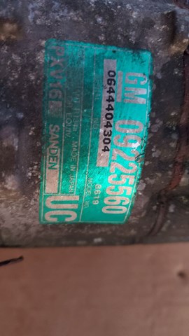 09225560 General Motors Compressor de aparelho de ar condicionado