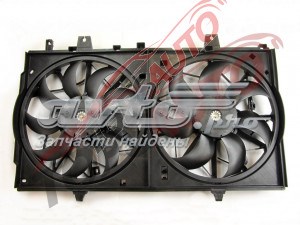 623400 TYC Difusor do radiador de esfriamento, montado com motor e roda de aletas