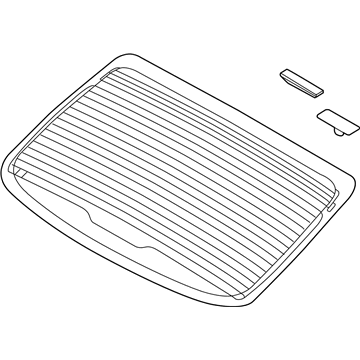 Vidro traseiro para KIA Cerato III YD
