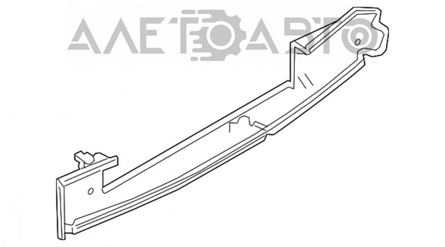 Conduto de ar (defletor) do radiador de intercooler Nissan/Infiniti 144625NA0A preço, a partir de 131,45 USD