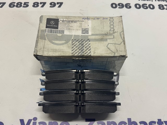 Compre A9074209901 Mercedes Sapatas do freio dianteiras de disco